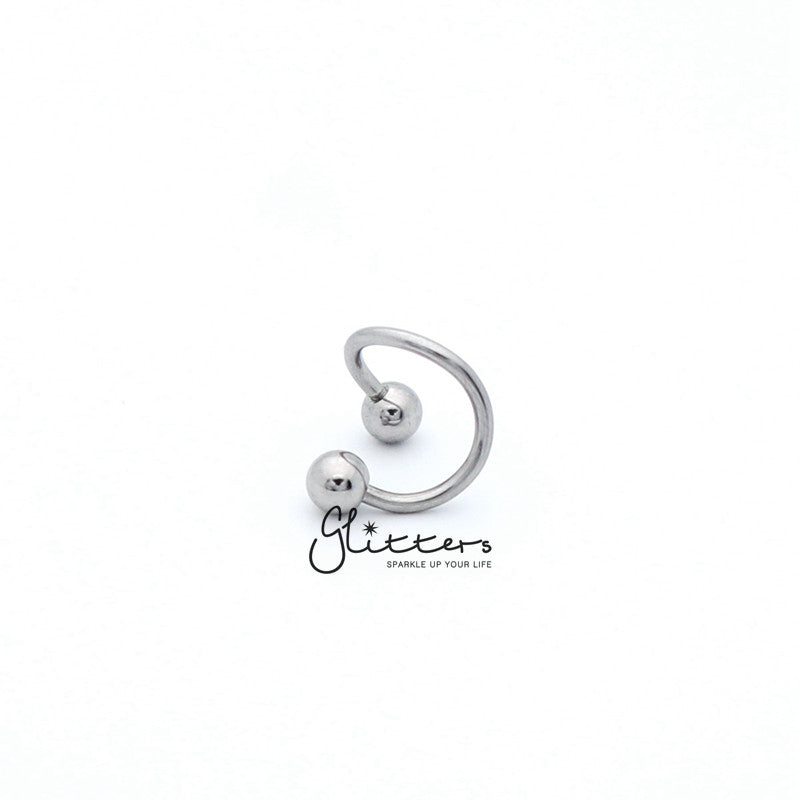 16GA 316L Surgical Steel Twist Circulars - 8mm | 10mm-Body Piercing Jewellery, Sale, Twist-CP0003-B-2-Glitters