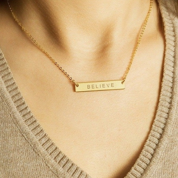 Personalized 24K Gold Plated Sterling Silver Horizontal Name Bar Necklace - Medium-Engraving, name bar necklace, name necklace, Personalized-nnk01b5_67bd139b-78fe-4e0c-b486-133936f3d33c-Glitters