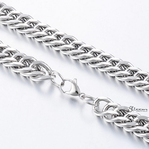 Stainless Steel Curb Link Chain Men's Necklaces - 10mm width-Chain Necklaces, Jewellery, Men's Chain, Men's Jewellery, Men's Necklace, Necklaces, Stainless Steel, Stainless Steel Chain-sc0028-03_1f4a9a3e-baaa-496f-a264-dded7b79856b-Glitters