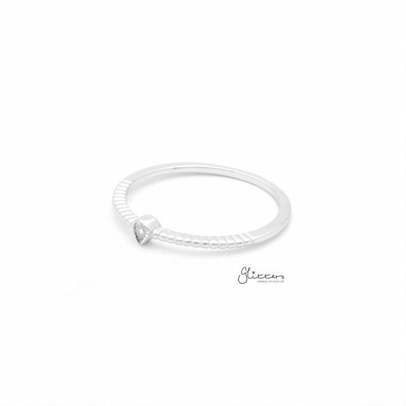 Sterling Silver Tear Drop Shape CZ Ring-Cubic Zirconia, Jewellery, Rings, Sterling Silver Rings, Women's Jewellery, Women's Rings-ssr0054-2_800-Glitters