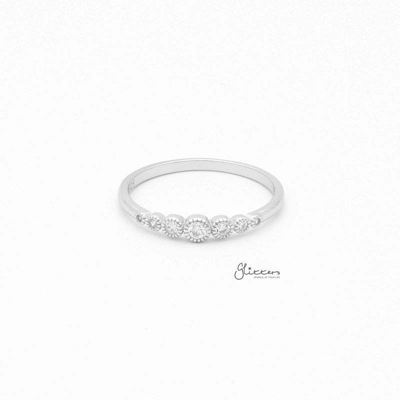 Sterling Silver Round CZ Ring-Cubic Zirconia, Jewellery, Rings, Sterling Silver Rings, Women's Jewellery, Women's Rings-ssr0056-1_800-Glitters