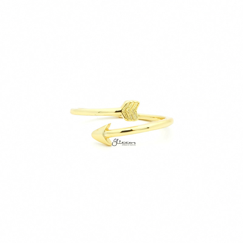 Arrow Toe Ring - Gold-Jewellery, Toe Ring, Women's Jewellery-tor0004-g1_1-Glitters