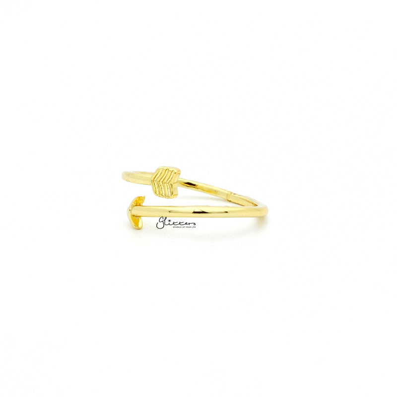 Arrow Toe Ring - Gold-Jewellery, Toe Ring, Women's Jewellery-tor0004-g2_2-Glitters